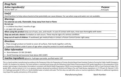 Back Label 50 mL Bottle (Back Label (06))